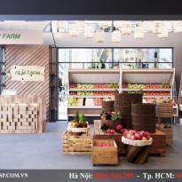 Thiết kế cửa hàng thực phẩm sạch TTM Farm - Anh Hải